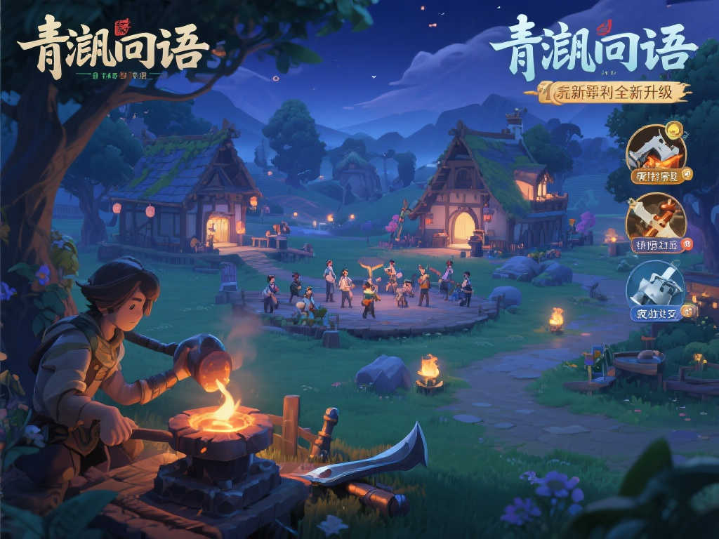 《青岚物语》村庄焕新：武器打造与夜间互动齐上线