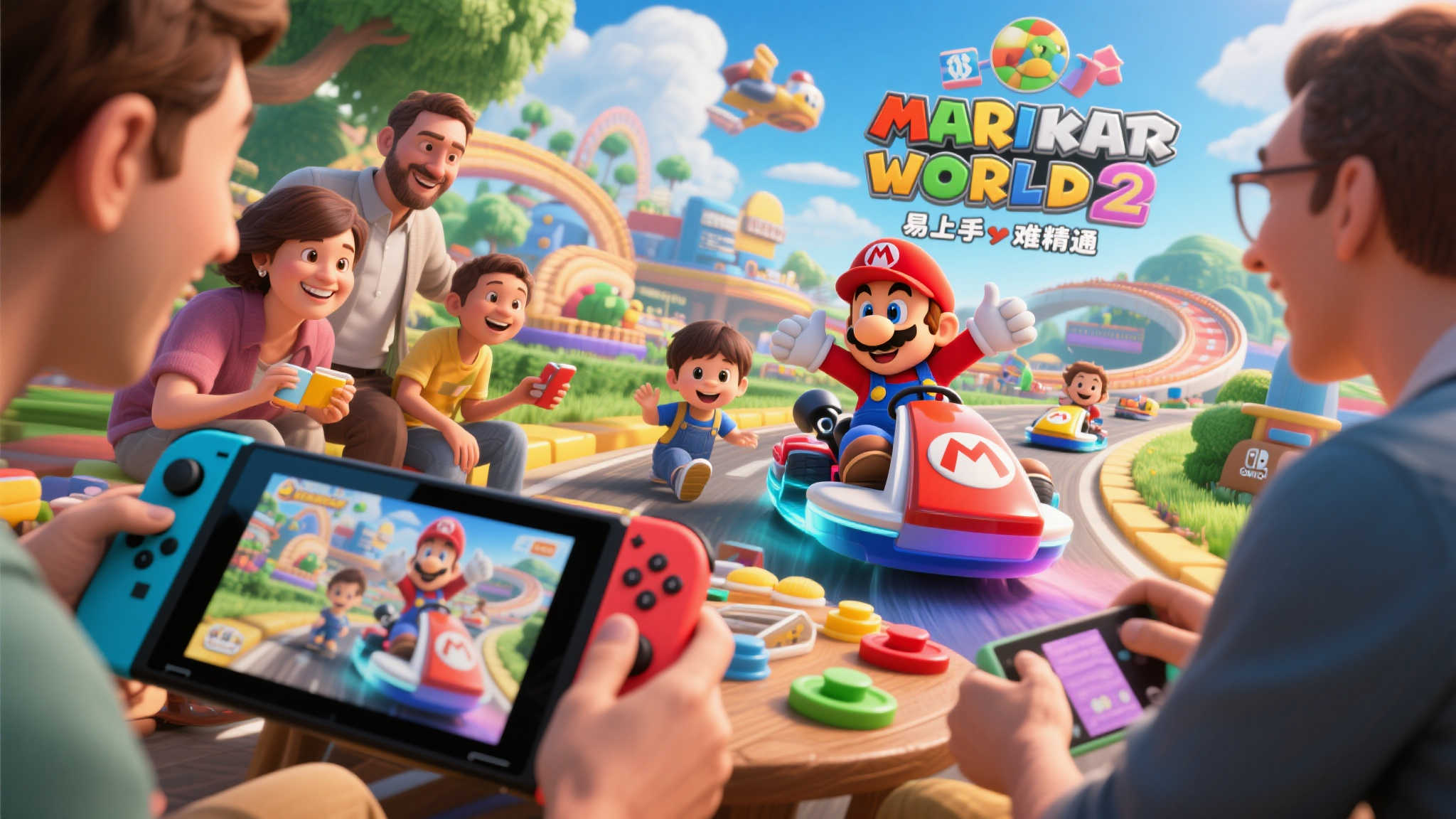 《马里奥赛车世界》为何成为Switch2首发热门?玩家数量称霸 与其他硬核大作相比,《马리奥赛车世界》的
